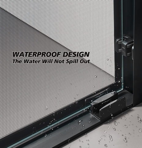 GETPRO Laminated Glass Shower Doors Bypass Double Sliding Framed Shower Enclosure