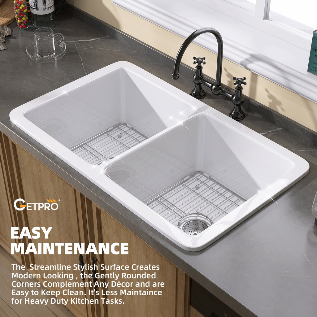 Getpro Drop In Kitchen Sink 32 X 19