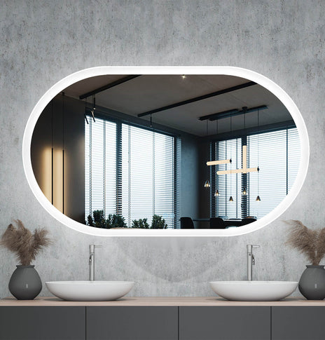 bathroom mirror with storage
